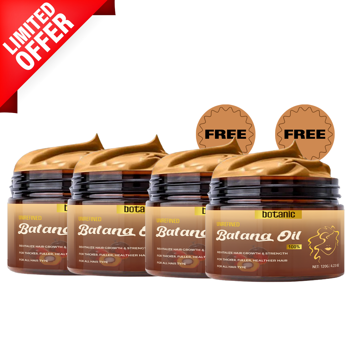 Batana Oil Bundle x4